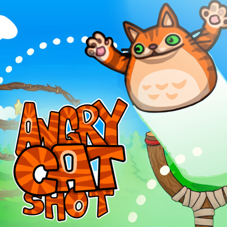 Angry Cat Shot