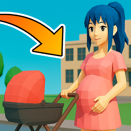 Anime. Pregnant Mother