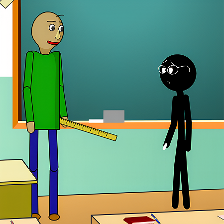 Baldi at School