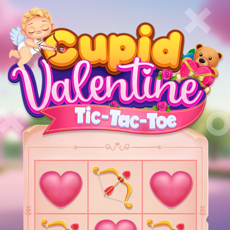 Cupid Valentine Tic-Tac-Toe