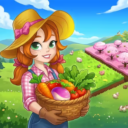 Happy Farm Fields Puzzle