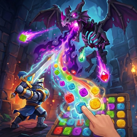 Heroes of the Dungeons: Match-3 RPG