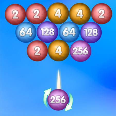 Number Bubble Shooter