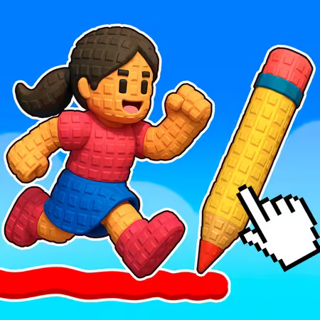 Obby online with friends: Draw and Jump!