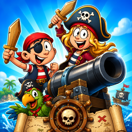 Pirate's Cannon: A Mega Battle
