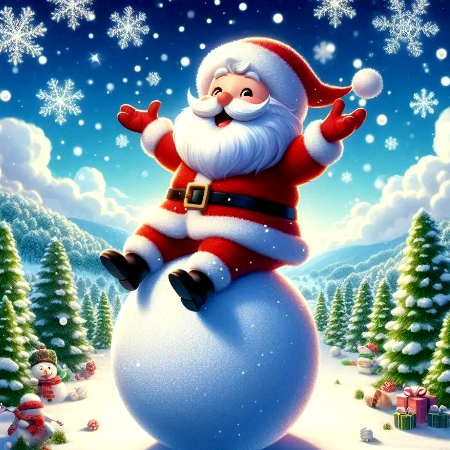 Santa Claus Xmas Run