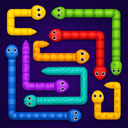 Snake Sorting Puzzle
