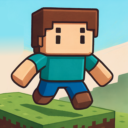 Steve parkour in mine