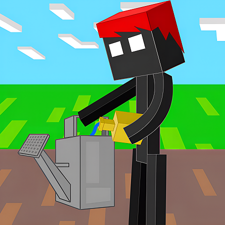 Stickman in the World of Crafting