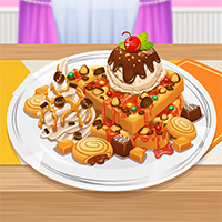 Yummy Waffle Ice Cream